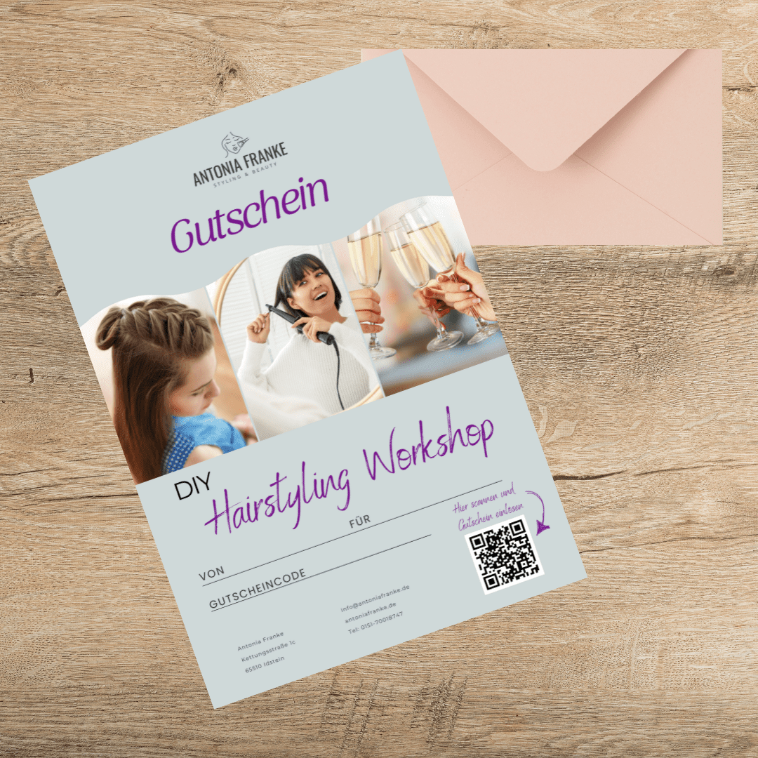 Gutschein DIY Hairstyling Workshop